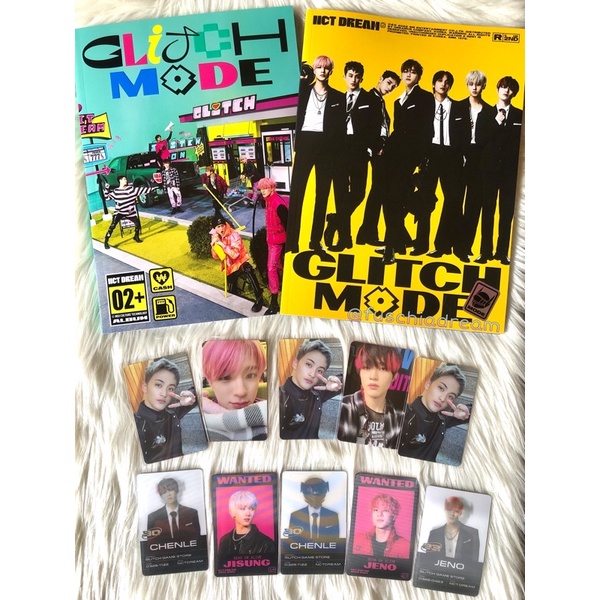 NCT Dream Glitch Mode (Unsealed Photobook ver) Photocard Lenticular Jeno Mark Jisung Chenle