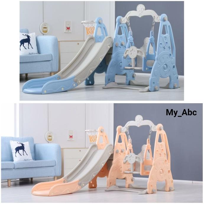 Mainan Perosotan Ayunan Ring Basket Seluncuran Prosotan Anak Murah