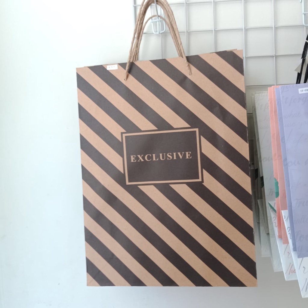 

Tas Tali Kertas/Paper Bag/Tas Kertas motif/Tas Belanja