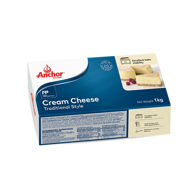 

Cream Cheese Anchor 1kg