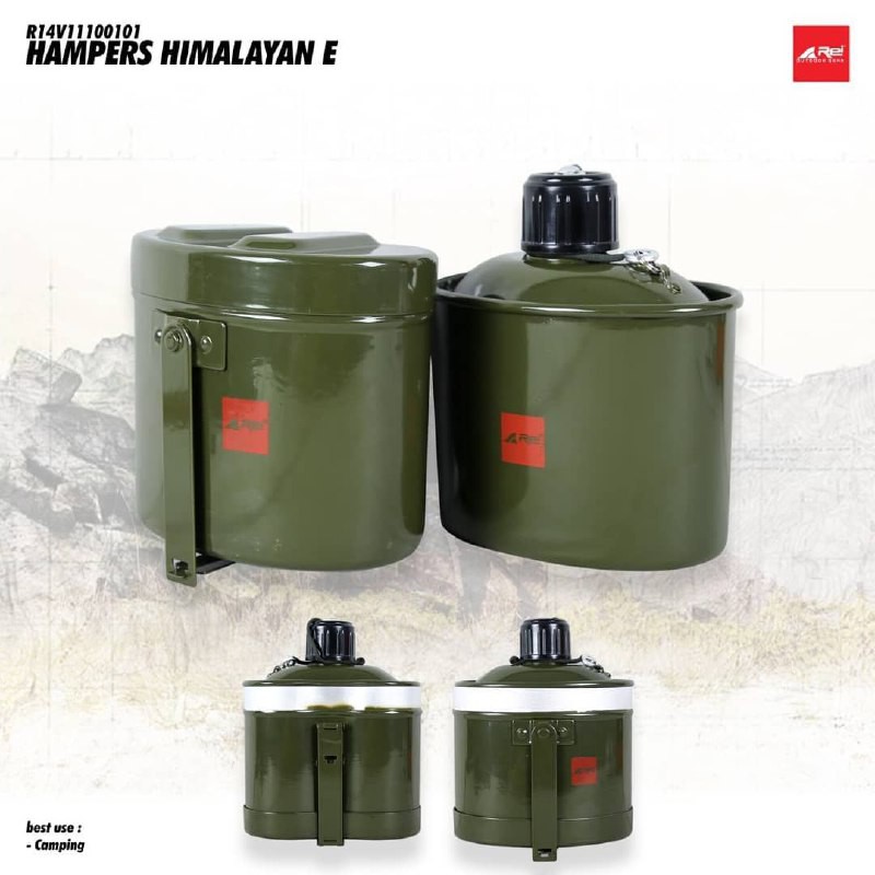 REI Veldples Himalayan E Nesting + Botol Minum Arei Outdoor Original Original