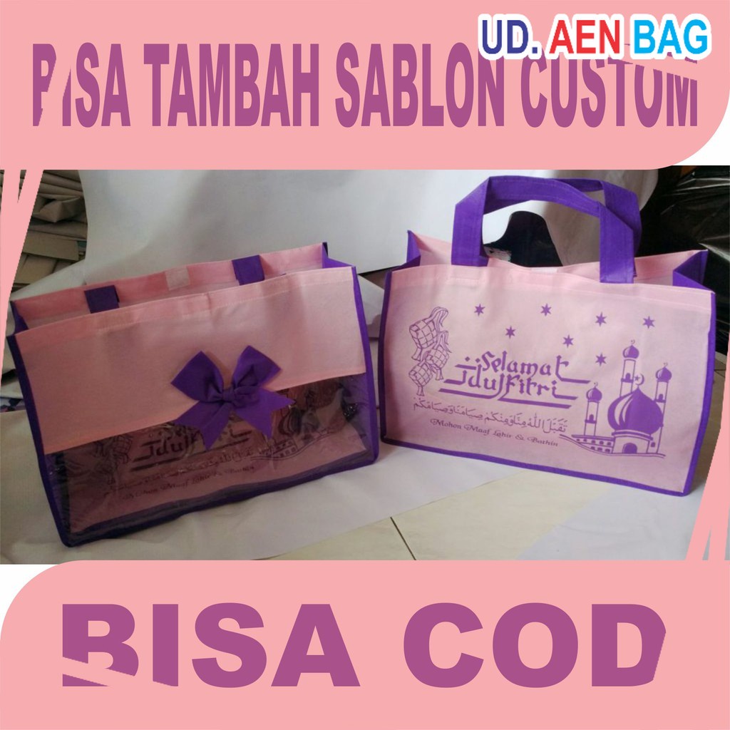 

[COD] TAS LEBARAN MIKA BAHAN NON-WOVEN READY TEBAL 75 GSM WARNA BISA CAMPUR POTRAIT/LANDSCAPE AENBAG