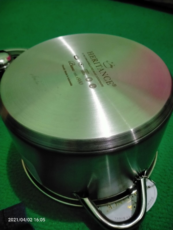 Panci Sauce Pot D18cm Bima Heritance Prolite, Tutup Stainless Steel