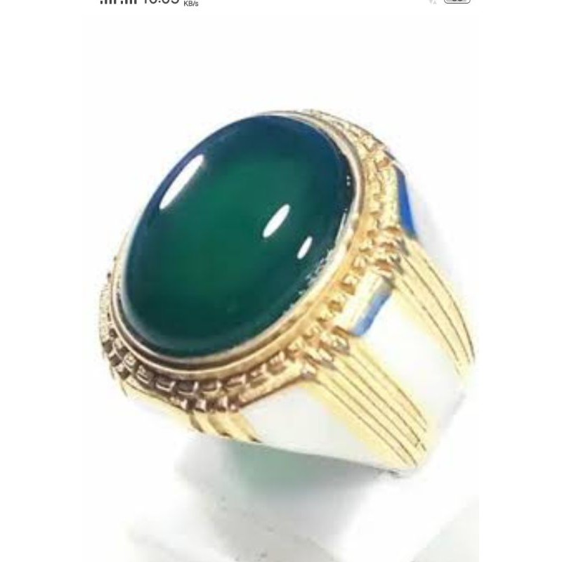 CINCIN BATU AKIK IJO LUMUT