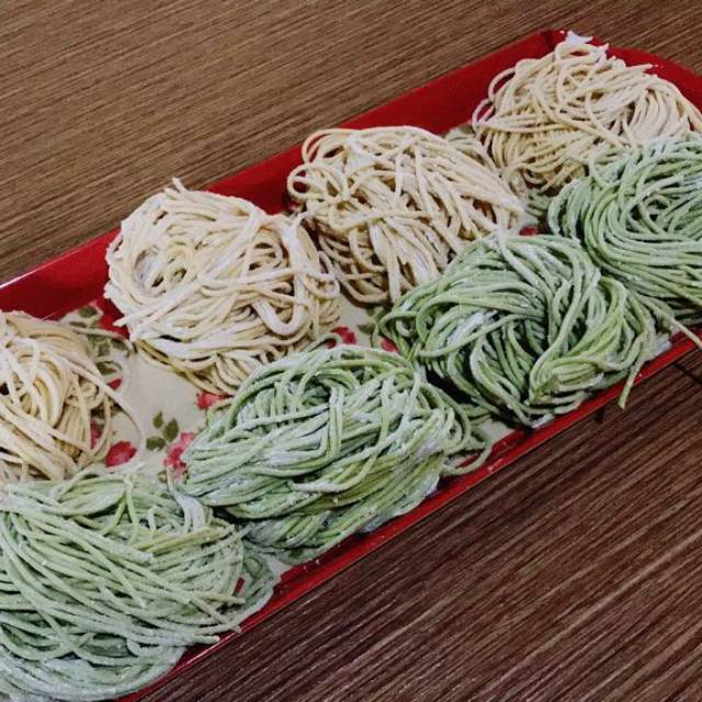 

Mie homemade / Mie Frozen / Mie sehat - MIX MIE TELUR dan SAYUR