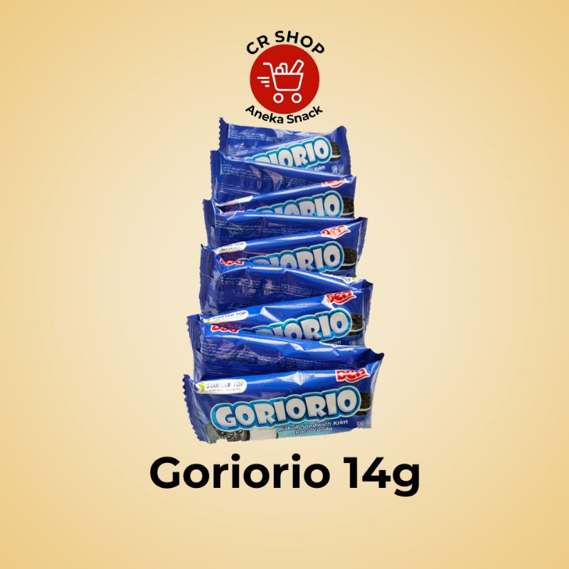 

PROMO!!! Goriorio Biskuit Sandwich Cream @14g (20pcs)