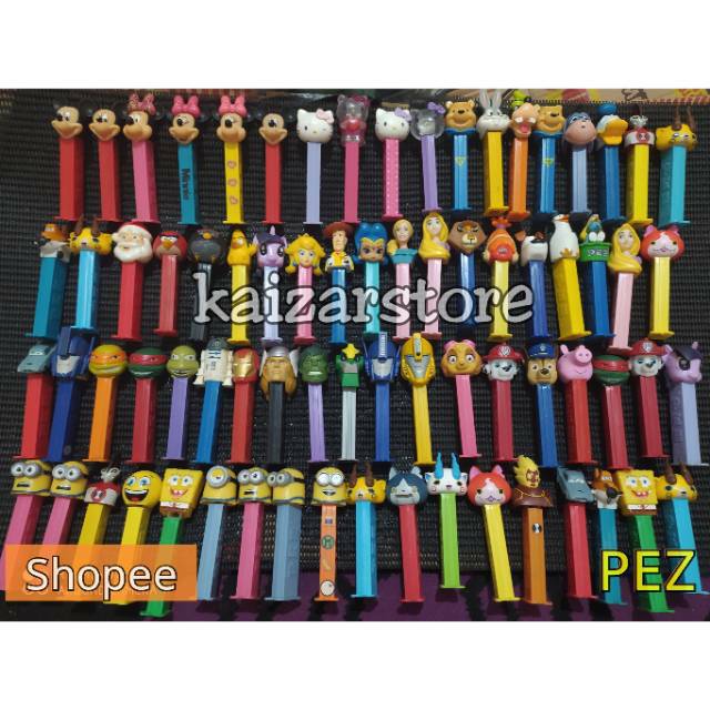 Mainan PEZ Tempat Candy Permen Karet mcd Merchandise Alfamart kolektor hiasan pajangan