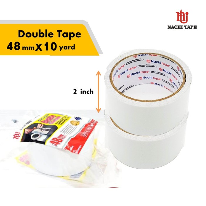 

Nachi Double Side Tape 48mm 10 Yards 1s