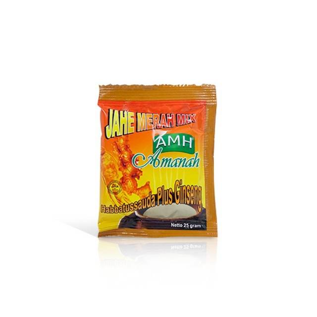 

Amanah Jahe Merah Mix AMH Super Bubuk Minuman Herbal Sehat Alami Renceng Sachet Saset