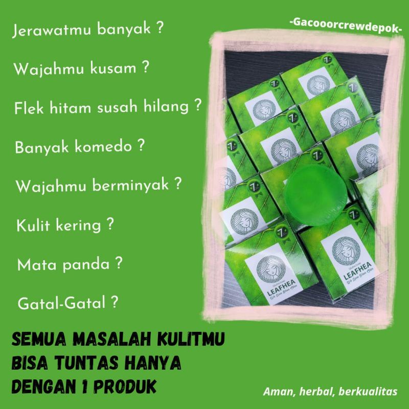 sabun dan serum leafhea