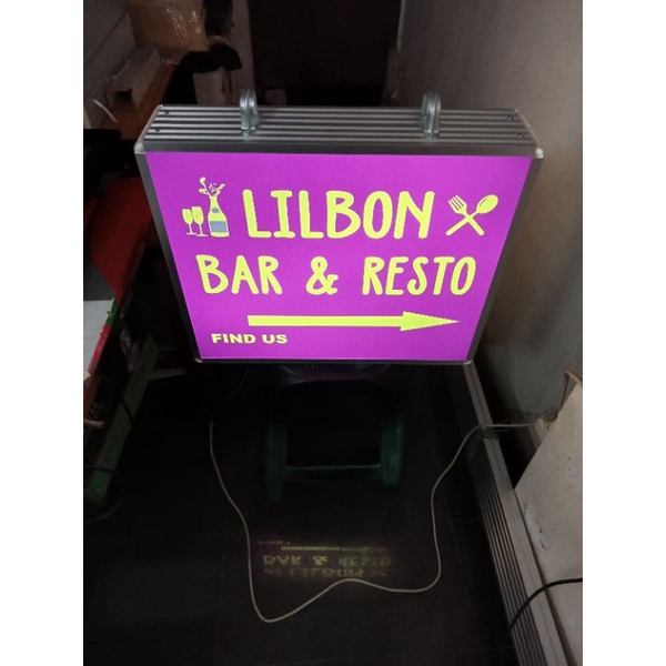 neon box reklame Billboard