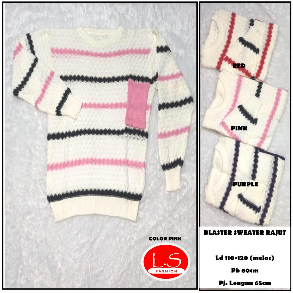 BLASTER RAJUT // SWEATER PANJANG WANITA // SWEATER RAJUT IMPORT
