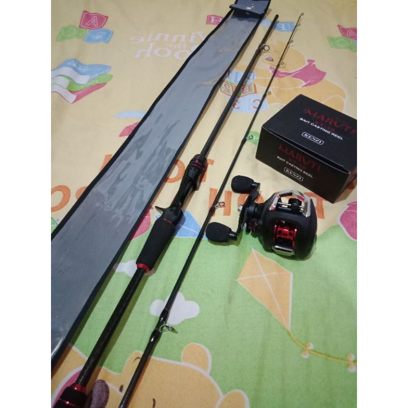 SATU SET ALAT PANCING BAITCASTING