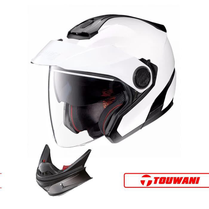 HELM NOLAN N40-5 N405 GT CLASSIC METAL WHITE