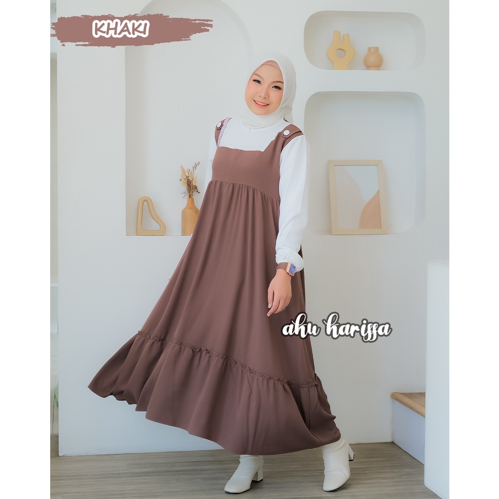 Sandria Midi Dress Aku Karissa Terbaru