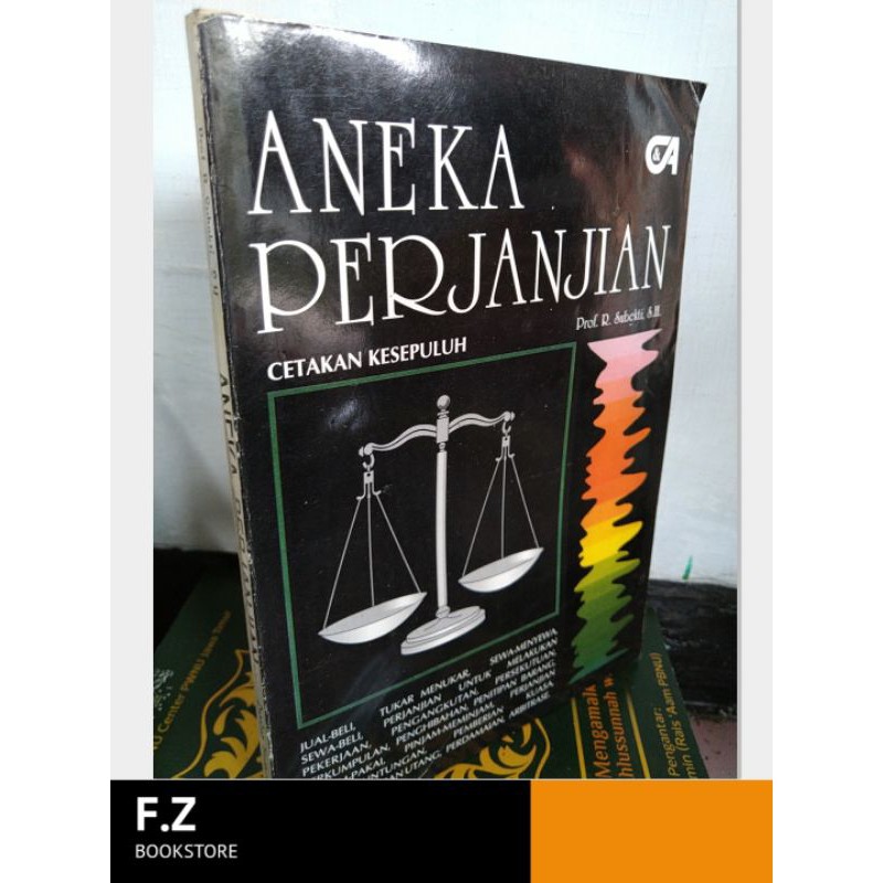 

ANEKA PERJANJIAN | PROF SUBEKTI