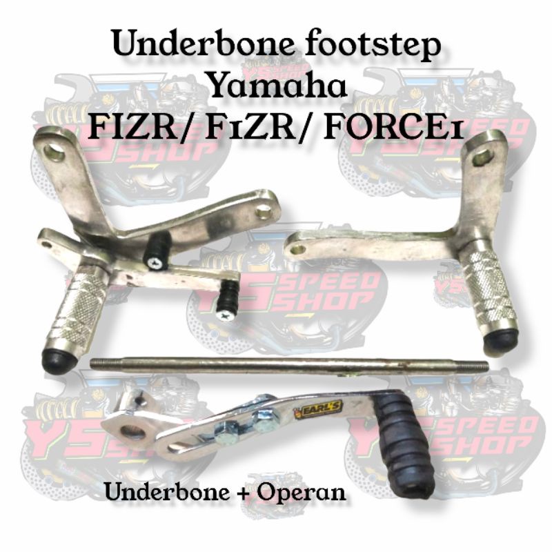 Underbone FIZ R, F1ZR, FORCE 1/ Underbone footstep/ footstep Yamaha FIZR, F1ZR,. FORCE1