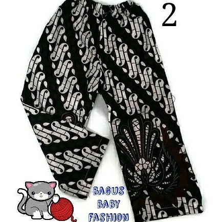 Celana Jarik Batik Bawahan Surjan Lurik Beskap Bayi, Anak dan Dewasa Mudun Lemah Adem