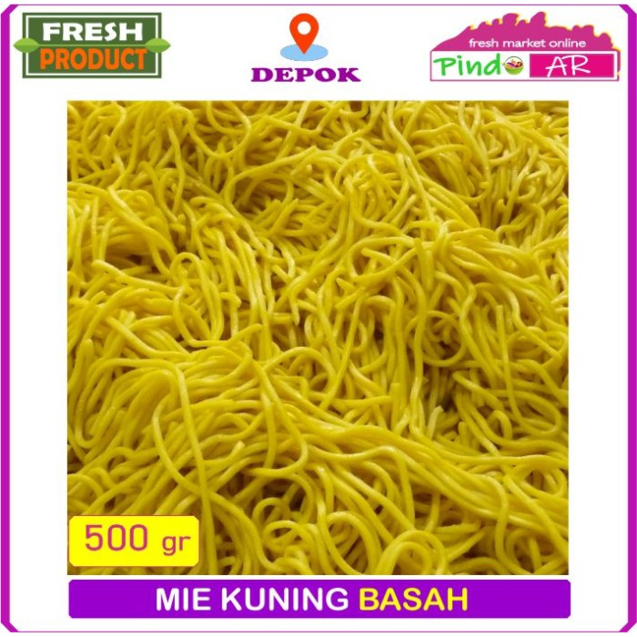 

MIE KUNING BASAH FRESH 500 GRAM