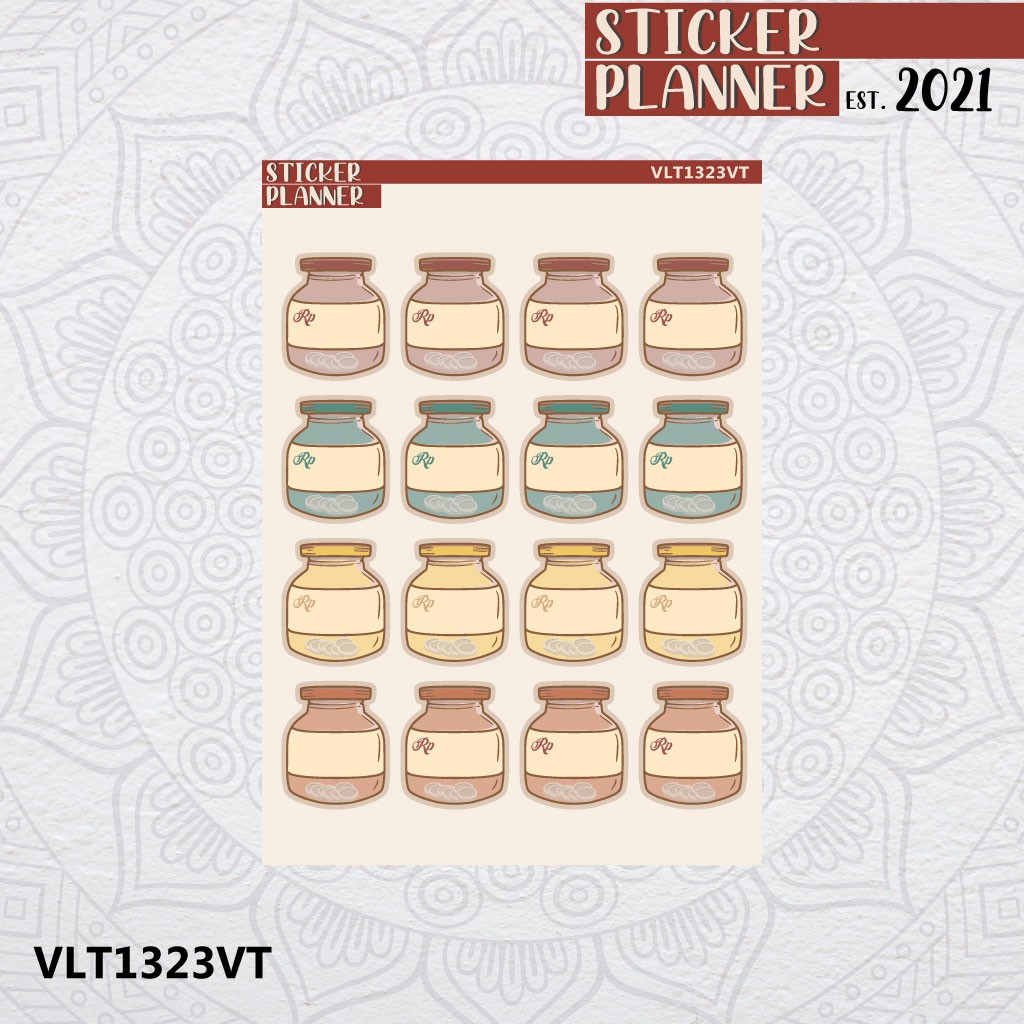 

Vintage Savings Tracker Sticker Planner | Sticker Sheet, Bujo, Scrapbook, Journal, Aesthetic, & Deco