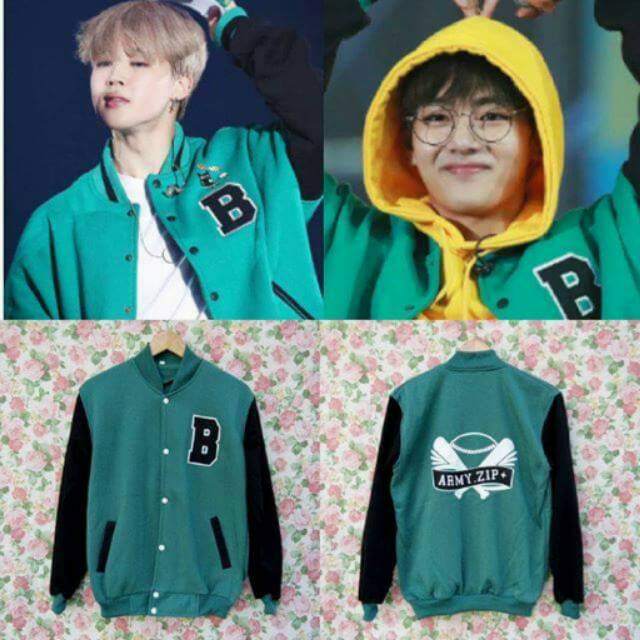 BTS ARMY ZIP VARSITY