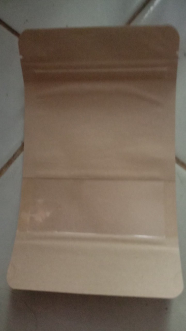 Standing Pouch Window 12x20 / Standing Pouch Craft / Standing Pouch Craft Window / Kemasan Makanan