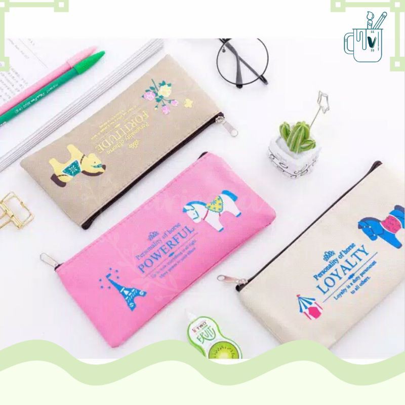 

Tempat Pensil | Kotak Pensil | Pencil Case Royal Horse - Kanvas
