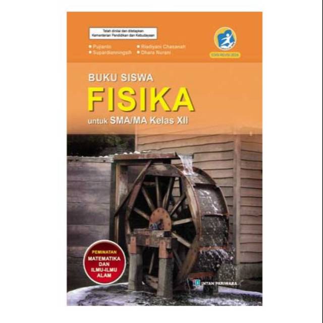 Jual Buku siswa Fisika kelas 12 SMA/MA Kurikulum 2013 revisi terbaru