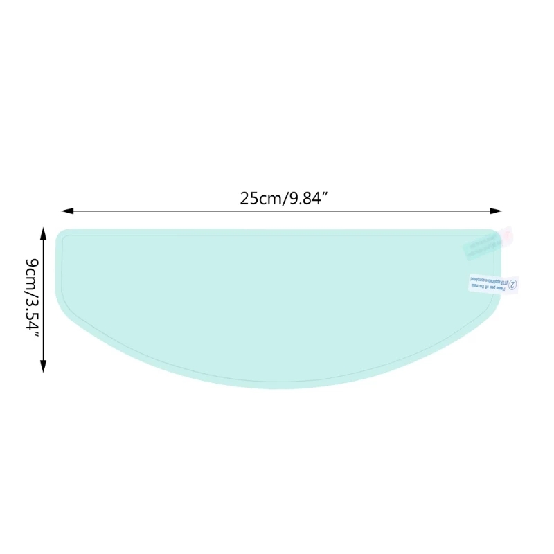 Stiker Film Nano Coating Universal Anti Kabut / Hujan Tahan Lama Untuk Helm Motor