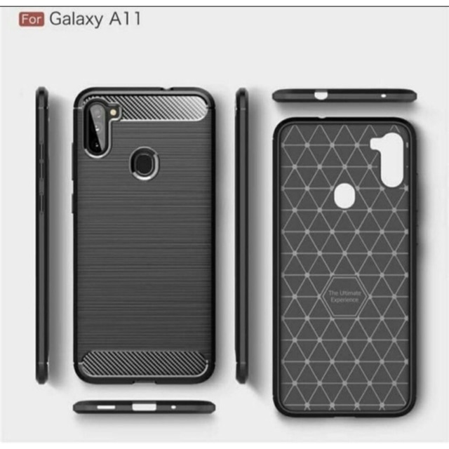 SOFTCASE CARBON TAHAN BANTING SAMSUNG A11/M11