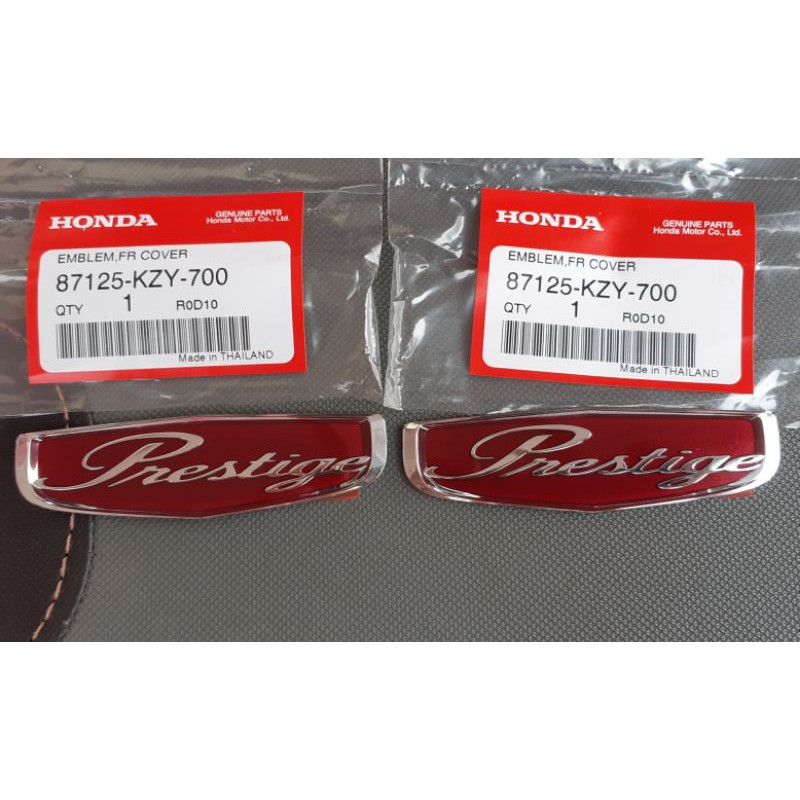 Emblem prestige merah original harga 2 pcs