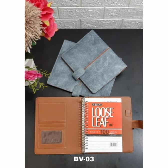 

Office & Stationery | Document Organizer | Zira" Binder Premium Kulit Sintetis Denim/Binder Exclusive A5 Ring 20, | Best Seller