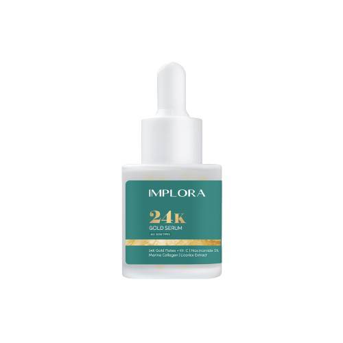 IMPLORA - Serum 24K Gold New - Implora Gold Serum 24K Gold Flakes BARU - Serum Implora 20ml - Implor