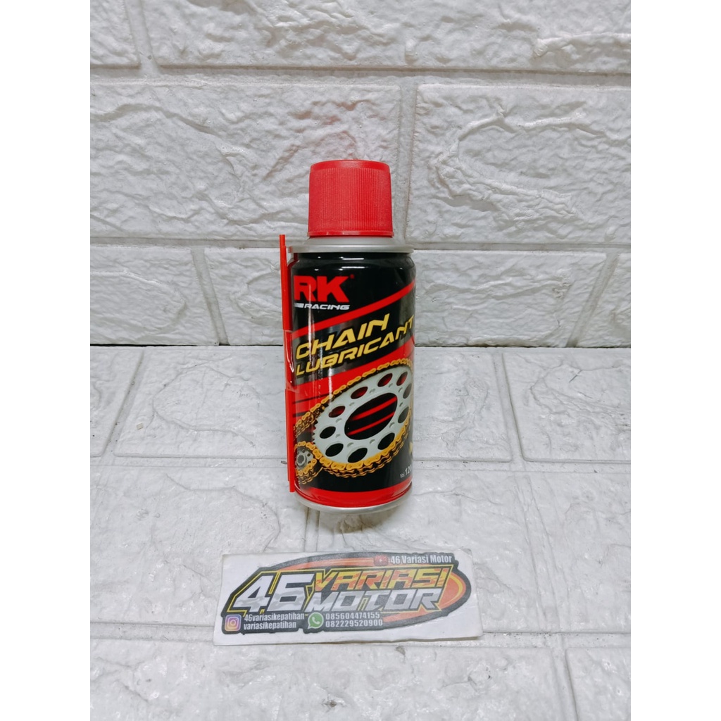 MINYAK RANTAI CHAIN LUBRICANT PELUMAS RANTAI 120ml RK RACING