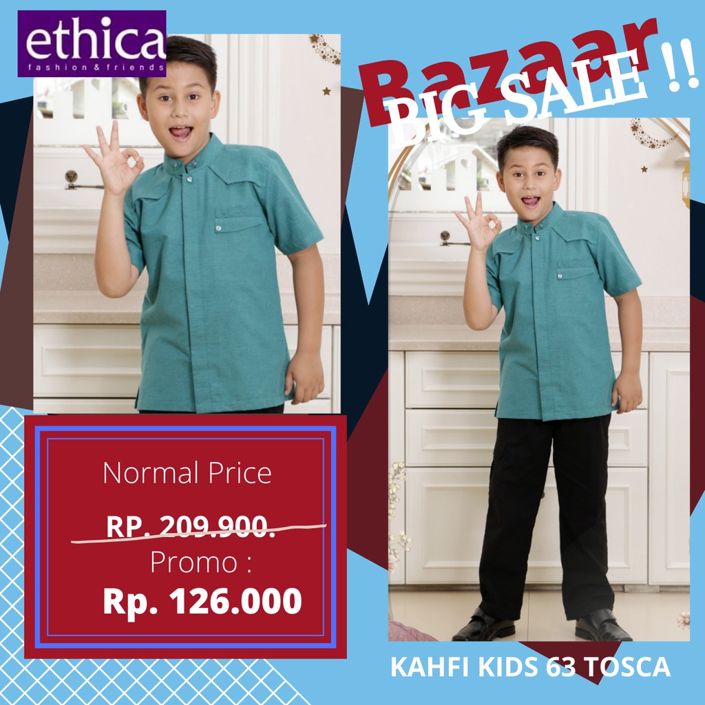 SUPER BIG SALE | STELAN ANAK ETHICA KAHFI KIDS 63 TOSKA