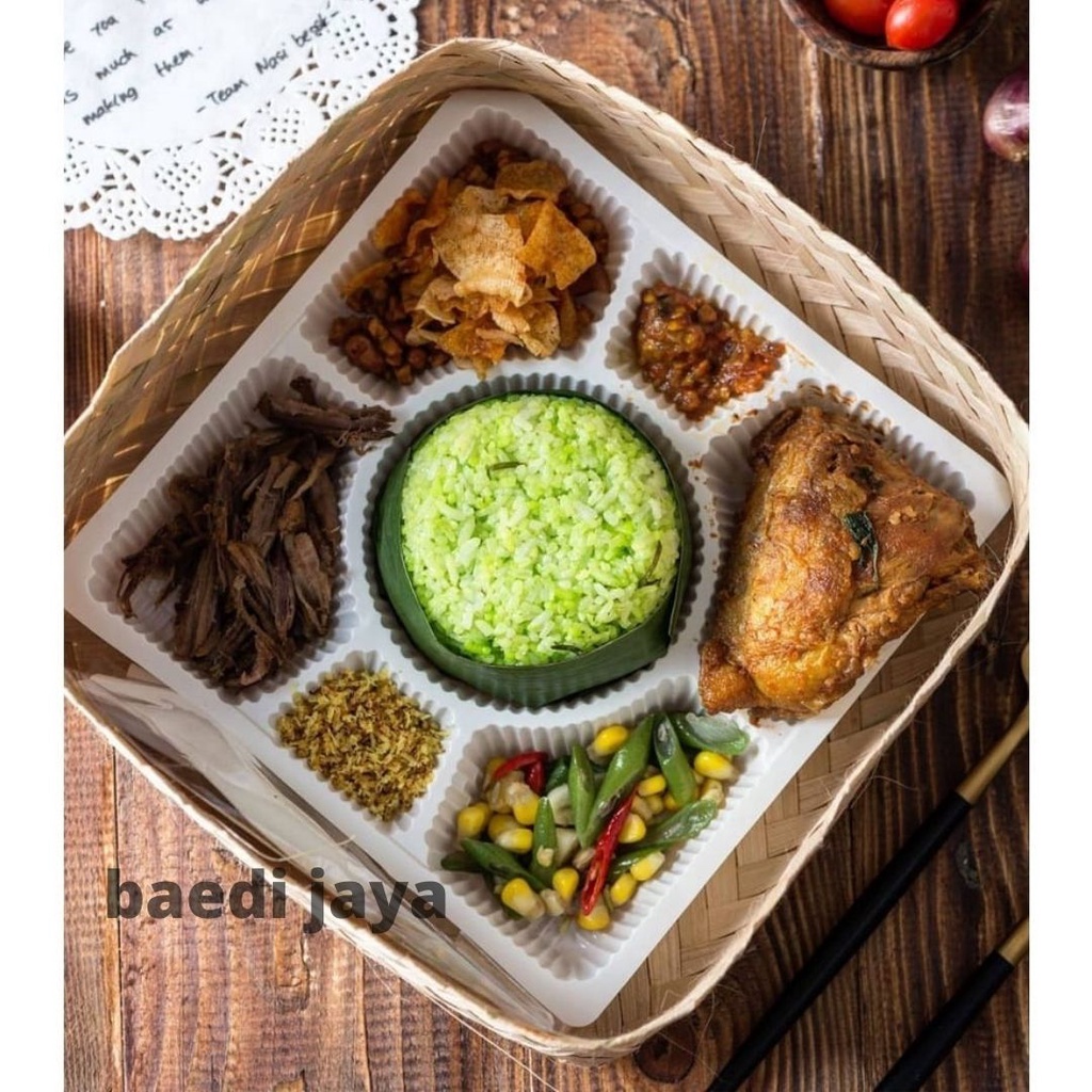 

BESEK KENDURI 22X22 SEPASANG - BESEK HAMPERS MAKANAN - BESEK PIPITI