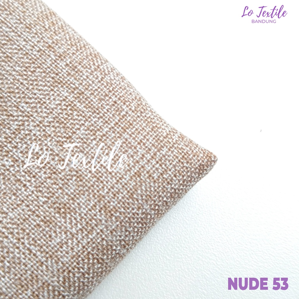 Kain Katun Madinah Fodu 0.5 Meter (Seri 1) - Bahan Cotton Madina Medina-Nude - 53