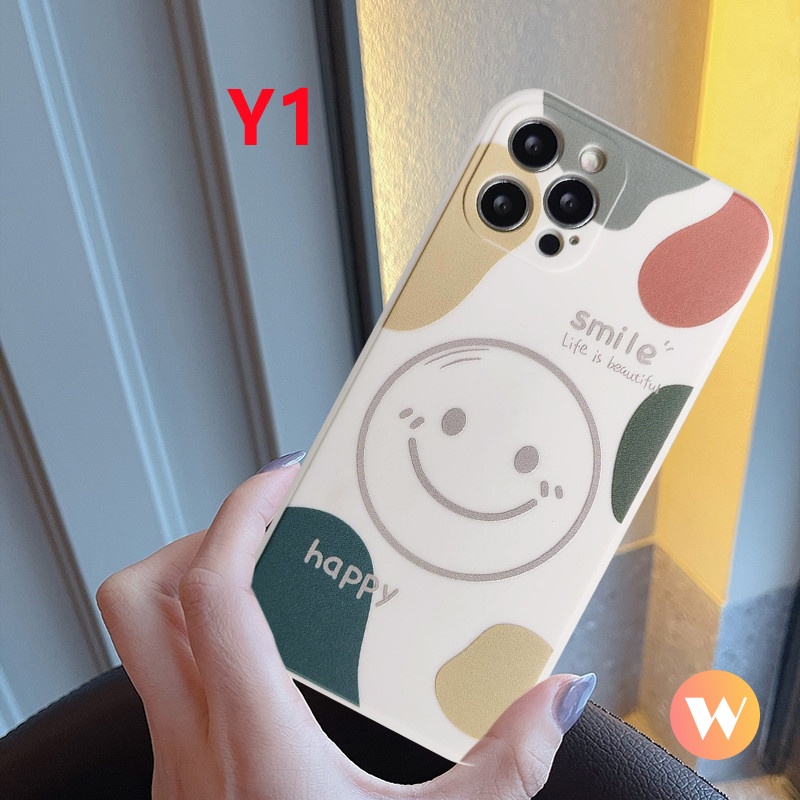 Soft Case Tpu Motif Kartun Smiley Cover Infinix Note 8 11 10 Play 10 Lite 10T 9 Play 10S Smart 5 6