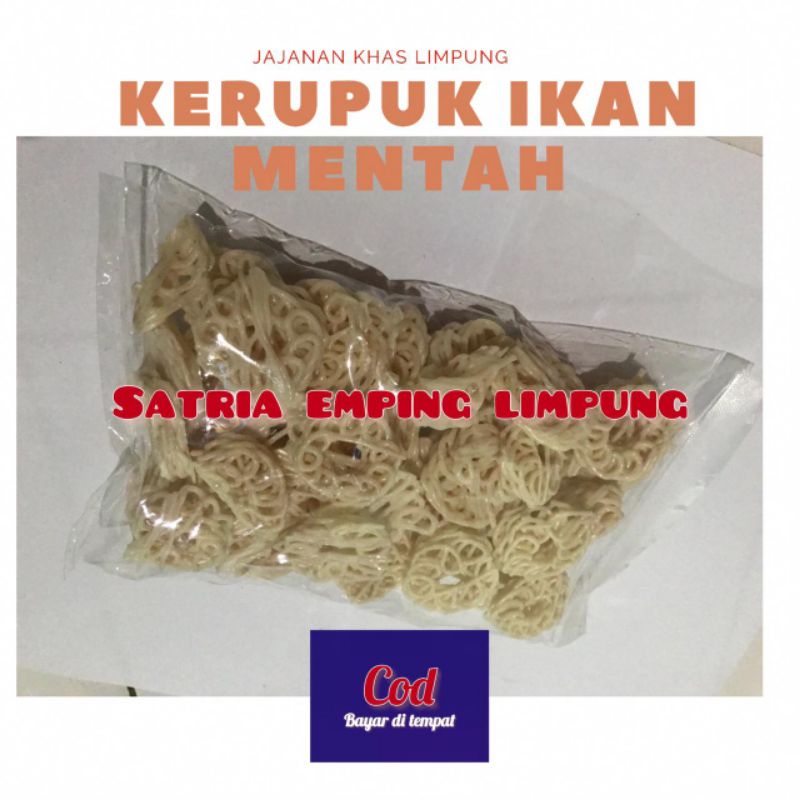 

KERUPUK IKAN MENTAH 250 gram SIAP DIGORENG