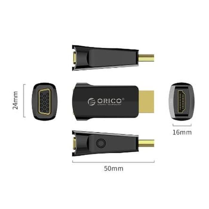 ORICO XD-HLFV HDMI to VGA (M to F) Audio &amp; Video Convertor