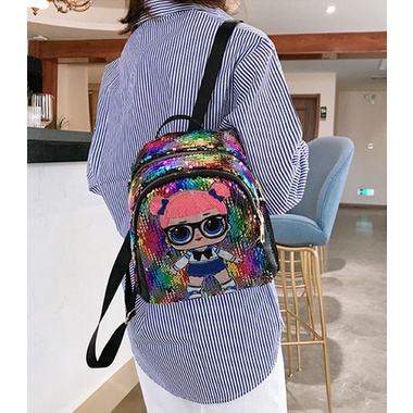 BJ81319 - BLACK/BLUE/GREEN/PINK/RAINBOW - TAS RANSEL ANAK LUCU WANITA IMPORT TAS WANITA FASHION IMPORT MODIS ELEGAN TERMURAH TERLARIS TERBARU BAGSTORE JAKARTA TAS BATAM GT1319