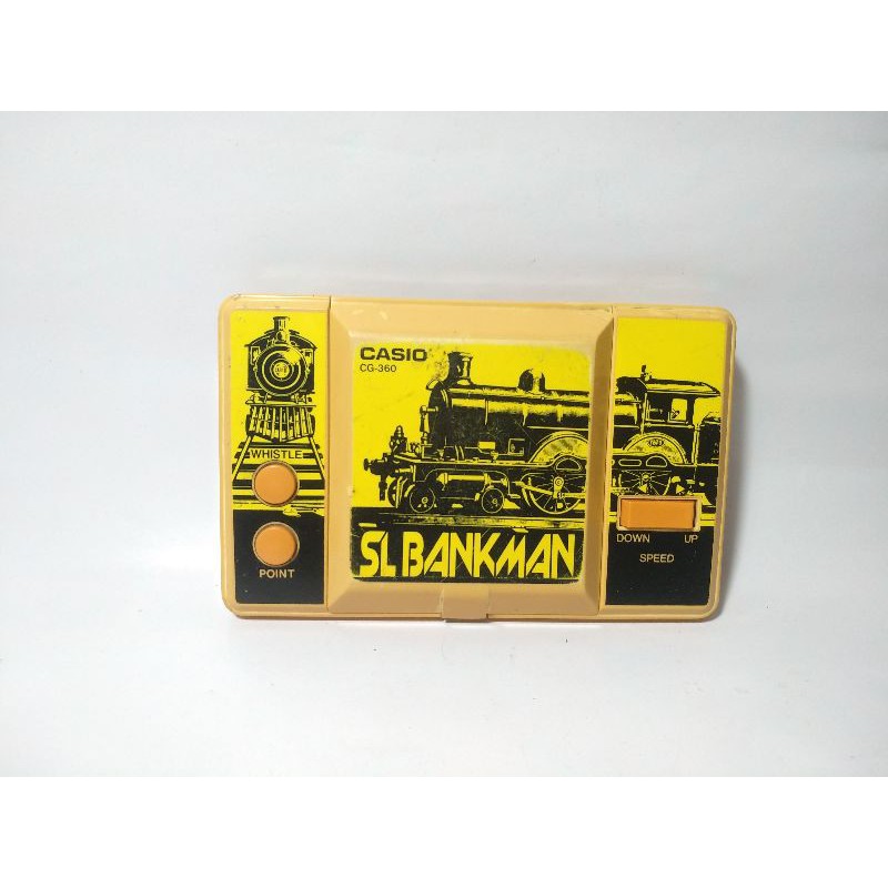 Game Watch Gimbot Casio Gamebot SL Bankman Kereta Api Train Langka Rare Jadul Toy Lawas Retro Klasik