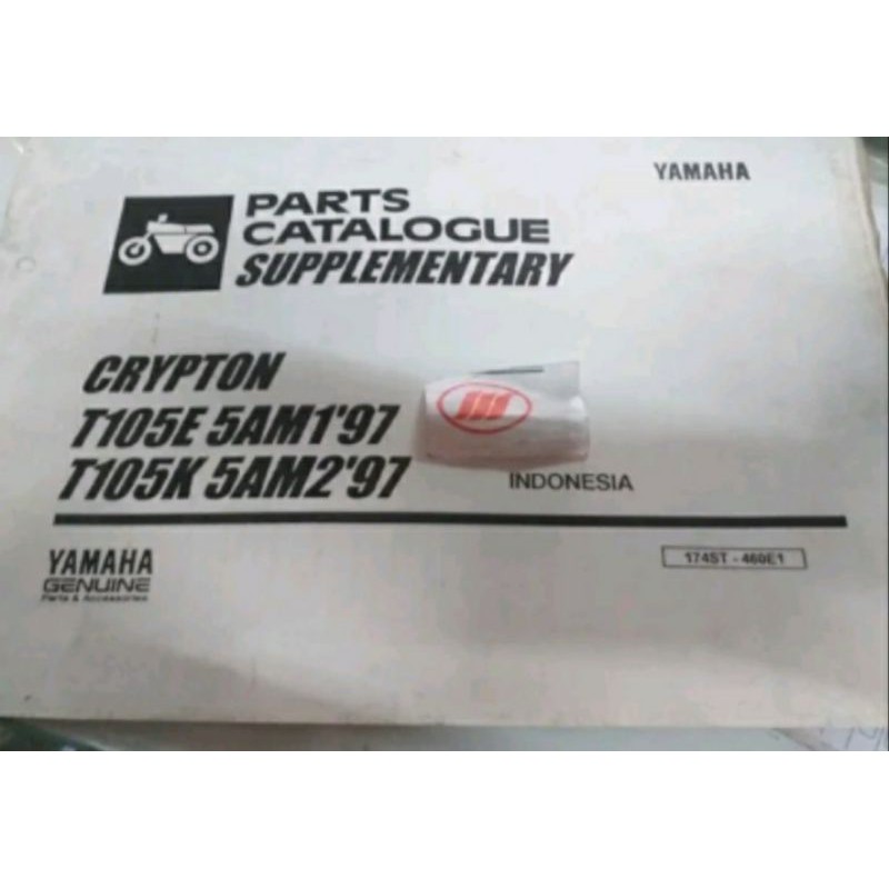 PART CATALOGUE YAMAHA CRYPTON