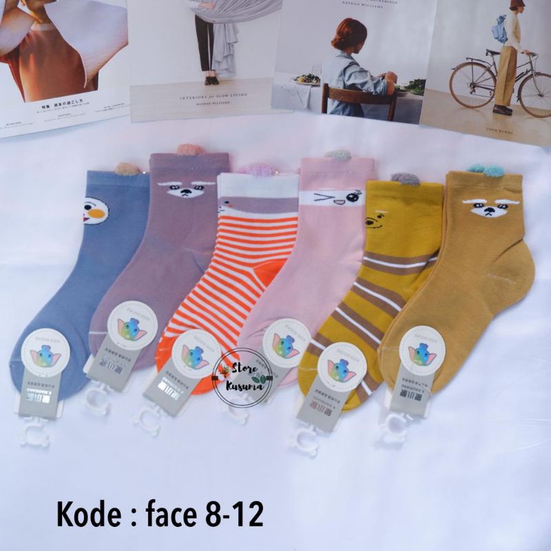 Kaos Kaki Anak Lucu Karakter Korea Import Premium Usia 2-7tahun