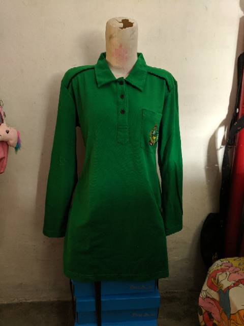 Atasan Baju PSO Persit Nusantara Hijau Pekat Terbaru Sesuai Mupus