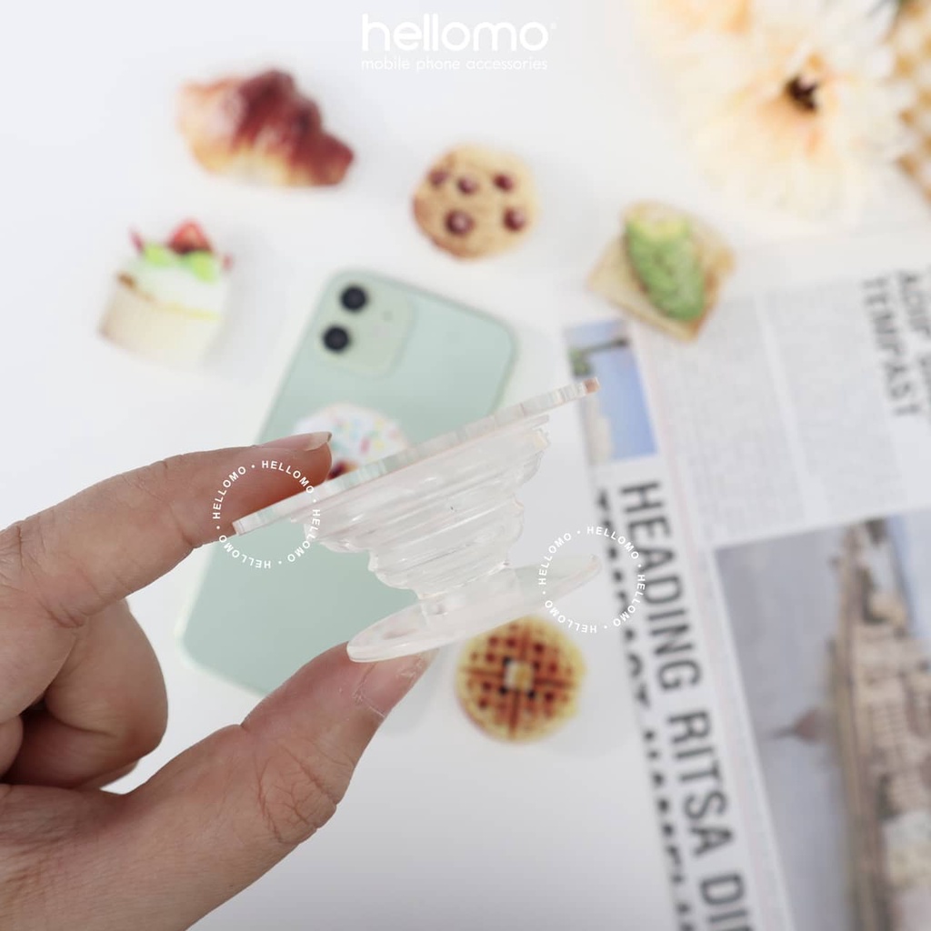 Griptok Acrylic Phone Holder Akrilik Universal Pop Grip Tok Socket