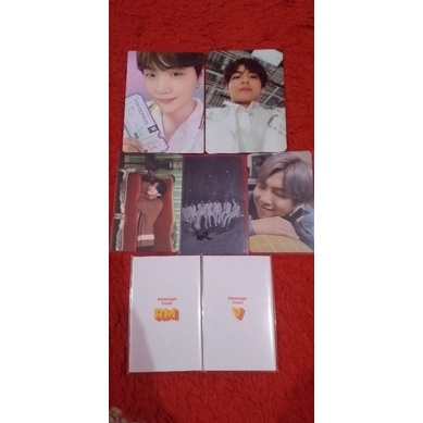PHOTOCARD PC BTS LOVE YOURSELF SOWOZOO SPECIAL CARD SYS RING JAPAN BE ESS MOTS 7 SAMSUNG S20 MESSAGE