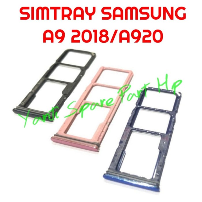 Simtray Sim Lock Samsung A9 2018 A920 Original New