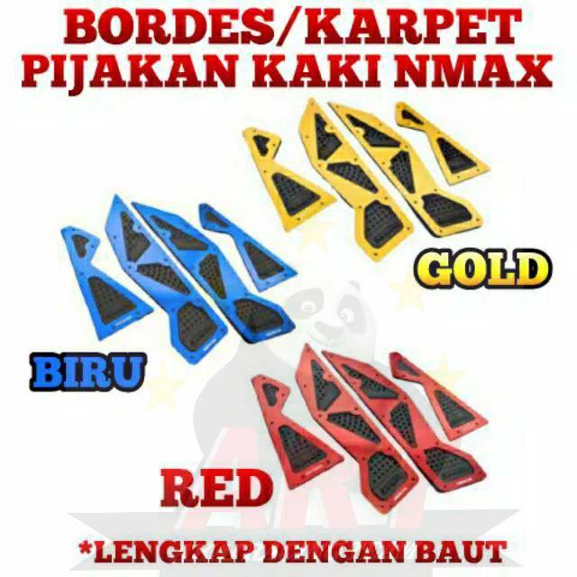 New Bordes Nmax Karpet Cnc Nmax Pijakan Kaki Nmax Murah