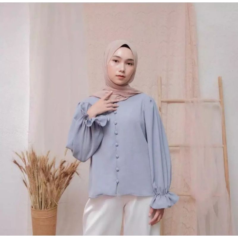 Atasan Terbaru / Viore Blouse / Tunik wanita / Atasan Tunik Terbaru / Atasan Termurah / Terlaris